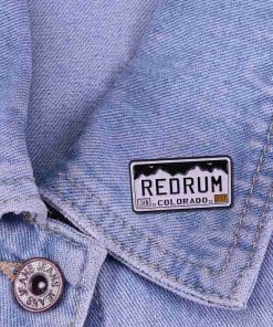 Alternative view of The Shining 'Redrum Colorado' Enamel Pin