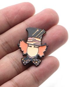 Alice in Wonderland 'Tarrant Hightopp Aesthetic' Enamel Pin - Image 3