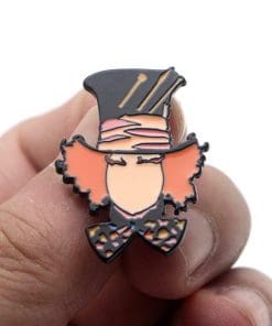 Alice in Wonderland 'Tarrant Hightopp Aesthetic' Enamel Pin - Image 5