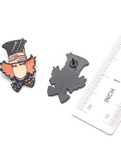 Alice in Wonderland 'Tarrant Hightopp Aesthetic' Enamel Pin - Image 4