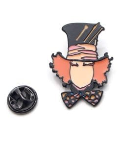 Alternative view of Alice in Wonderland 'Tarrant Hightopp Aesthetic' Enamel Pin