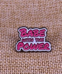 Alternative view of Labyrinth 'Babe With The Power' Enamel Pin