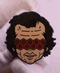 Alternative view of The Shining 'Jack Torrance | Rug Pattern Mask' Enamel Pin