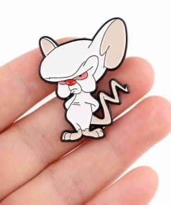 Alternative view of Pinky & The Brain 'The Brain' Enamel Pin