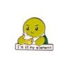 Cute Turtle 'I'm In My Element' Enamel Pin