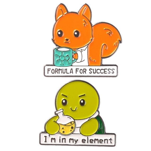 Cute Turtle 'I'm In My Element' Enamel Pin - Image 2