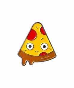 Yummy Pizza Face Enamel Pin