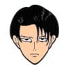 Attack on Titan 'Levi Ackerman Face' Enamel Pin