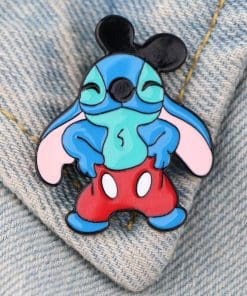Alternative view of Lilo and Stitch 'Stitch x Mickey' Enamel Pin