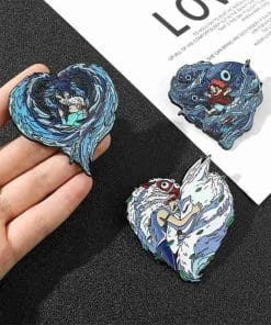 Princess Mononoke 'San and Moro' Enamel Pin - Image 5