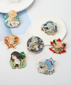 Alternative view of Genshin Impact 'Yoimiya Naganohara' Enamel Pin