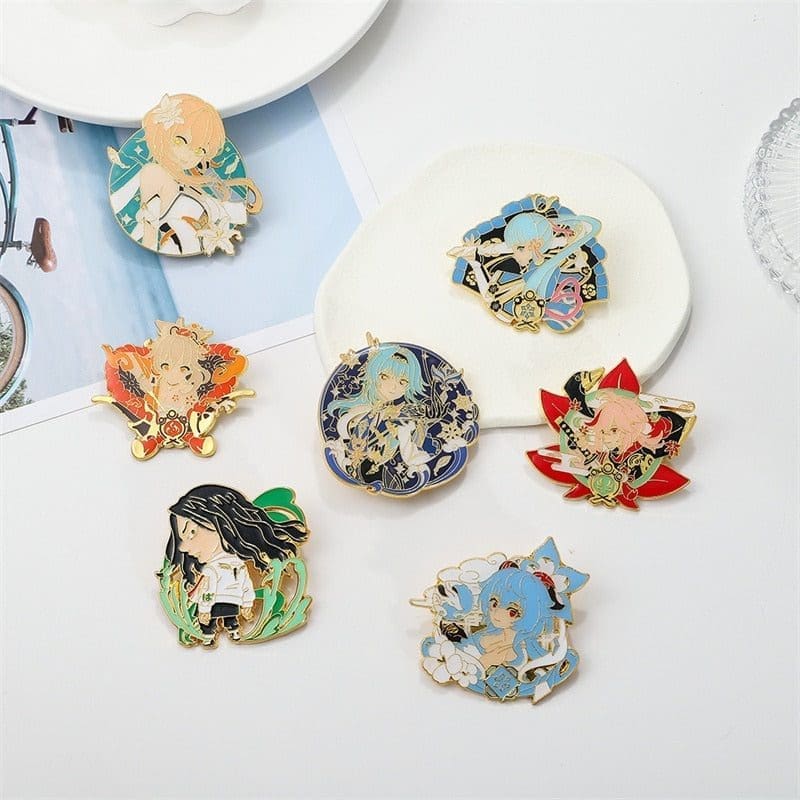 Genshin Impact 'Kaedehara Kazuha' Enamel Pin - Image 5