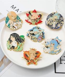 Alternative view of Genshin Impact 'Ganyu' Enamel Pin