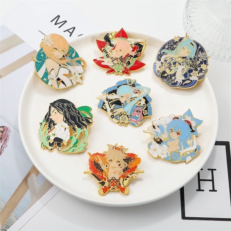 Genshin Impact 'Kaedehara Kazuha' Enamel Pin - Image 3