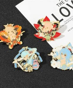 Alternative view of Genshin Impact 'Kaedehara Kazuha' Enamel Pin