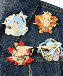 Alternative view of Genshin Impact 'Kamisato Ayaka' Enamel Pin