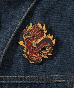 Genshin Impact 'Morax Zhong Li | Dragon' Enamel Pin - Image 6