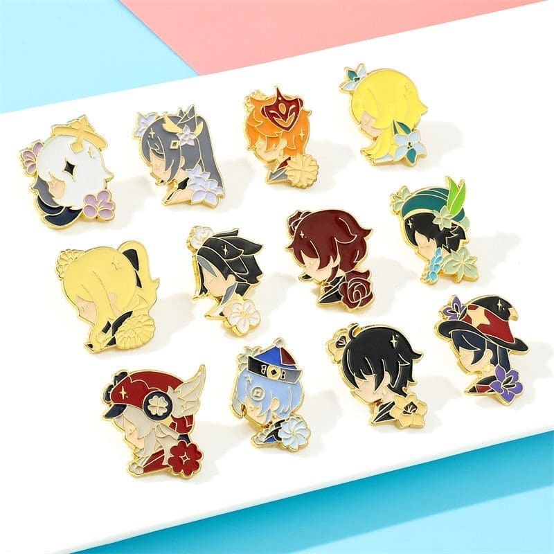 Genshin Impact 'Tartaglia Sides' Enamel Pin - Image 4