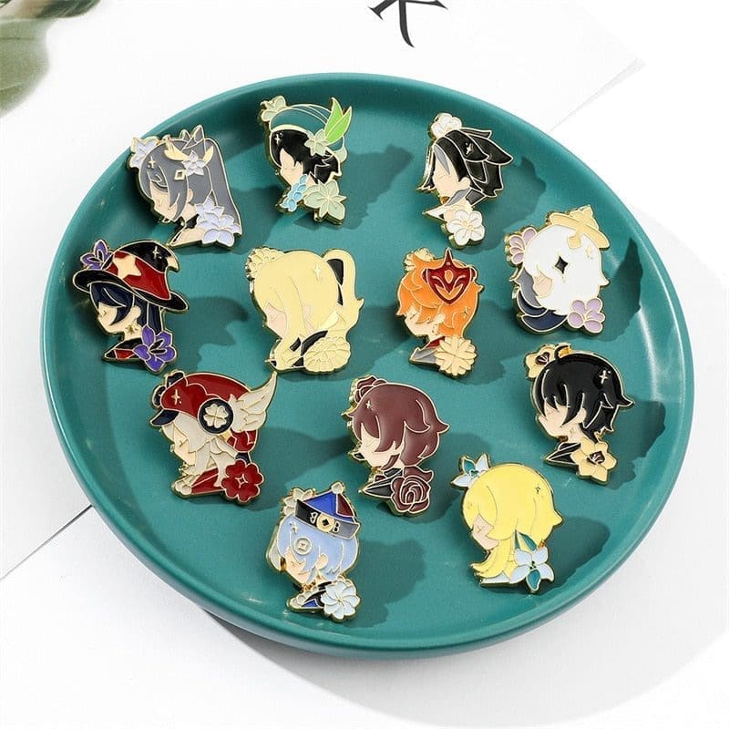 Genshin Impact 'Tartaglia Sides' Enamel Pin - Image 5