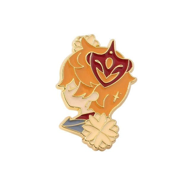 Genshin Impact 'Tartaglia Sides' Enamel Pin