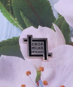 Alternative view of Graphic 'Crop It Like It's Hot' Enamel Pin
