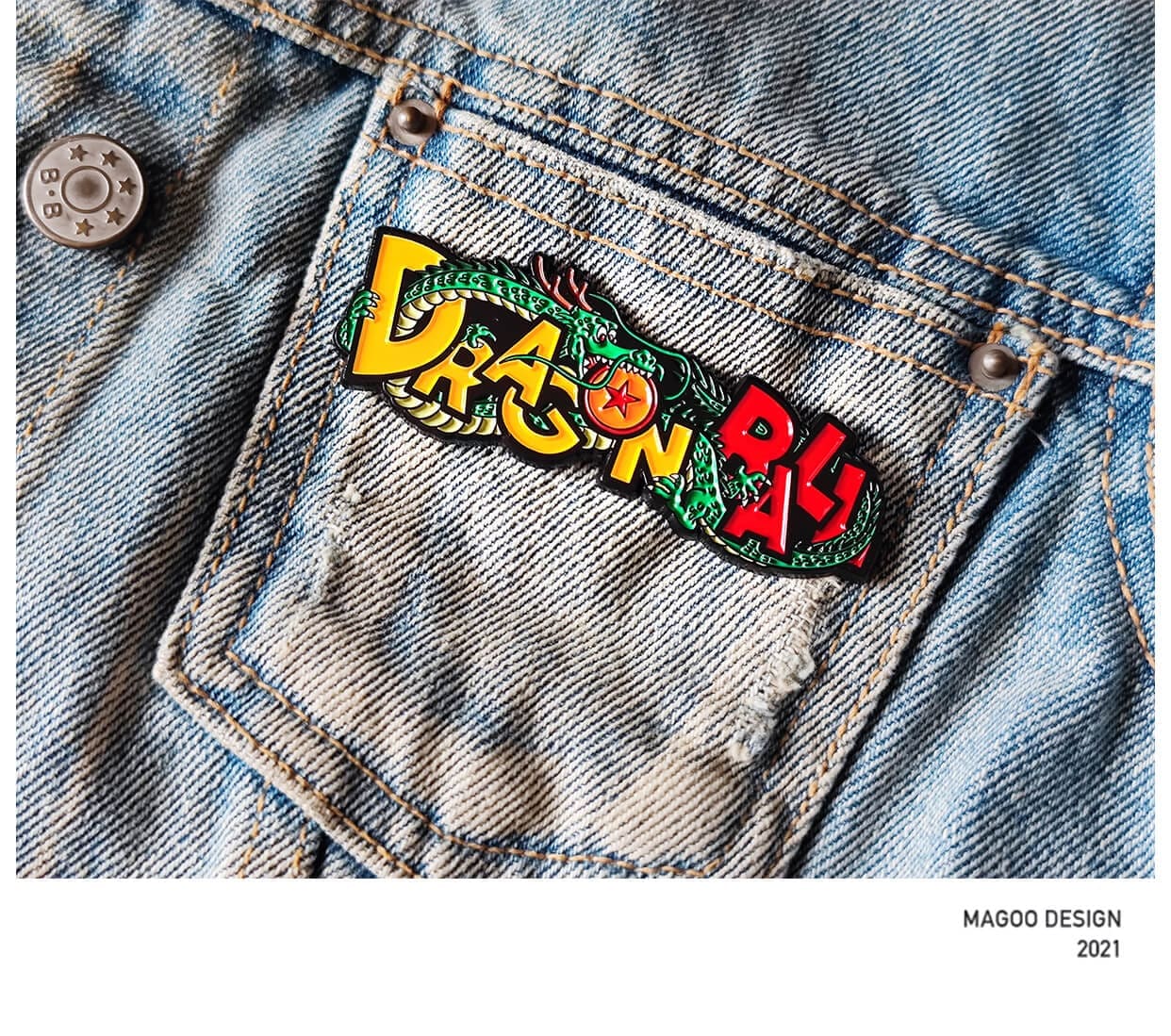 Dragon Ball Z 'Super Shenron Set of 2' Enamel Pin - Image 5