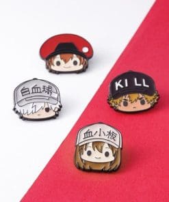 Alternative view of Cells At Work 'Platelet' Enamel Pin