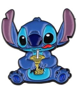 Lilo & Stitch 'Stitch Drinking Bubble Tea' Enamel Pin