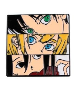 Attack on Titan 'Trio | Levi, Armin, Mikasa' Enamel Pin