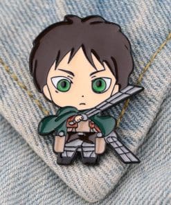 Alternative view of Attack on Titan 'Eren Yeager | Titan Chibi' Enamel Pin