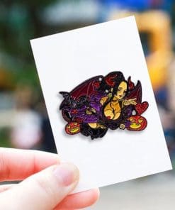 Alternative view of One Piece 'Sexy Demon | Boa' Enamel Pin