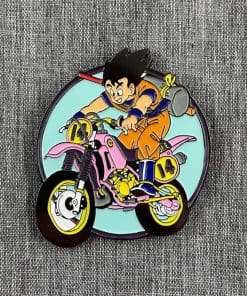 Alternative view of Dragon Ball Z 'Motorcycle Ride | Goku' Enamel Pin