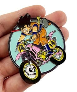 Dragon Ball Z 'Motorcycle Ride | Goku' Enamel Pin - Image 3