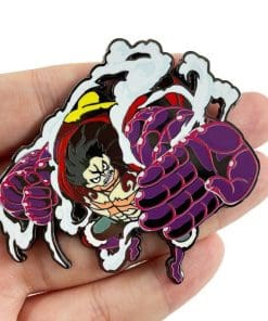 Alternative view of One Piece '4th Gear Luffy' Enamel Pin