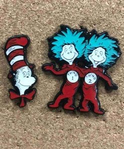 Alternative view of The Cat in the 'Thing 1 Thing 2' Enamel Pin