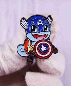 Pokemon 'Captain America x Squirtle' Enamel Pin