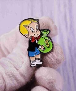 Richie Rich 'Money Bag' Enamel Pin