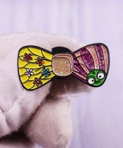 Bowtie 'Rapunzel |Glitter Bow' Enamel Pin