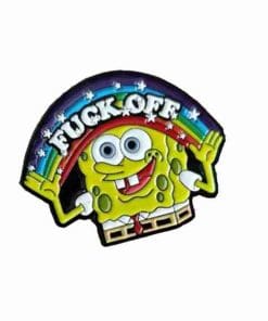 SpongeBob SquarePants 'F*ck Off Rainbow | Spongebob' Enamel Pin