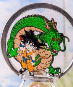 Alternative view of Dragon Ball Z 'Young Goku | God Dragon' Enamel Pin