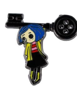 Coraline 'Button Key' Enamel Pin