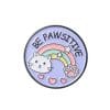 Cute Rainbow Cat 'Be Pawsitive' Enamel Pin