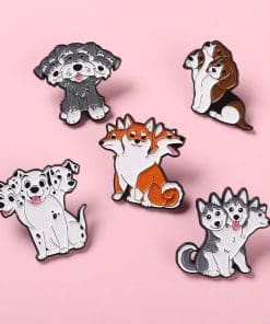 3 Heads Dog 'Husky' Enamel Pin - Image 3