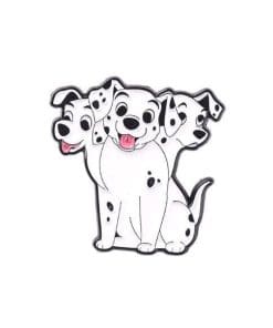 3 Heads Dog 'Dalmatian' Enamel Pin