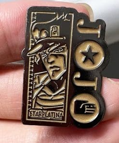 Alternative view of JoJo's Bizarre Adventure Jotaro Kujo | Star Platinum' Enamel Pin