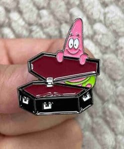 Alternative view of SpongeBob SquarePants 'Patrick | Starfish Coffin' Enamel Pin