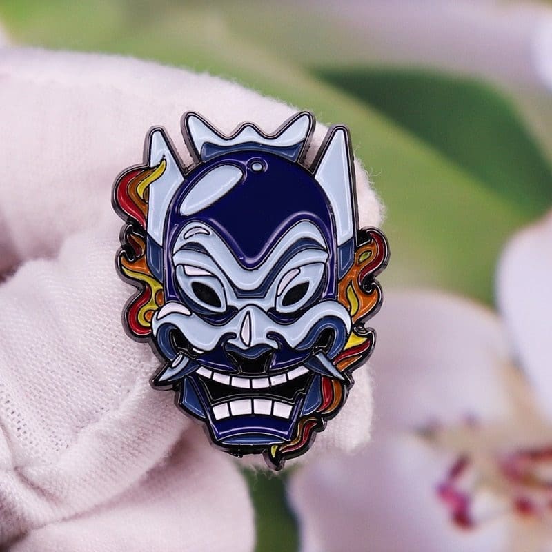 Avatar: Last Airbender 'The Blue Spiritual Mask' Enamel Pin - Image 3