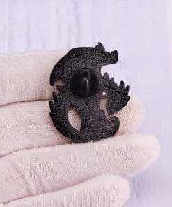 Alternative view of Dungeons And Dragons 'Dragon on D20' Enamel Pin
