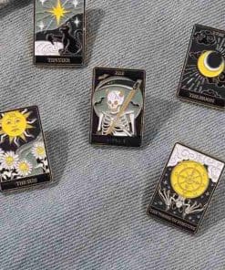 Alternative view of Tarot Card 'Death' Enamel Pin