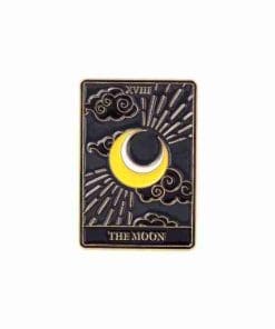 Tarot Card 'The Moon' Enamel Pin